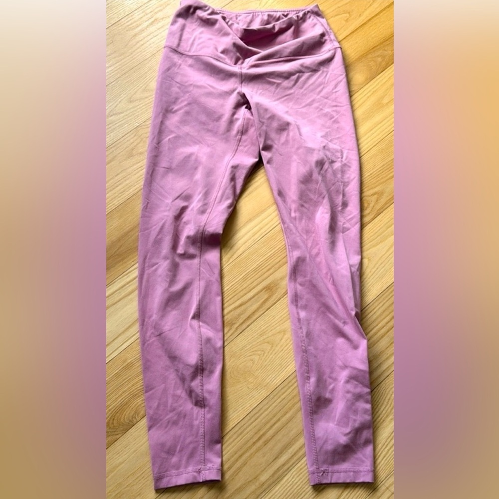 Yogalicious Lux Pink High Waisted Leggings Size S Soft Stretch Yoga Pants